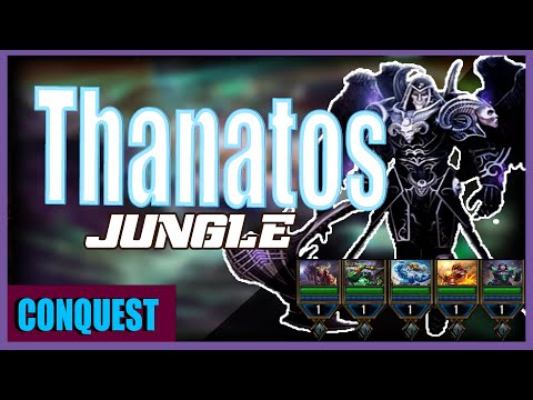 Tanky Thanatos Jungle SMITE Conquest |Smite|