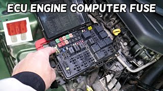 DODGE CHARGER ECU ECM PCM ENGINE COMPUTER FUSE LOCATION REPLACEMENT