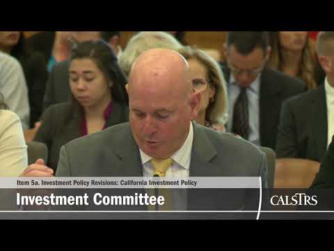 Teachers' Retirement Board - July 2018 - Investment Committee - Part 1 of 4