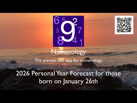 Numerology 2026 Personal Year Forecast for January 26th Birthday