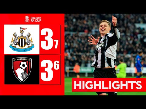 Newcastle vs Bournemouth 3-3 Pen 7-6 Highlights | FA Cup 2026 | bournemouth newcastle