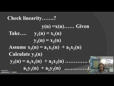 Response of Discrete Time Systems to discrete input signal