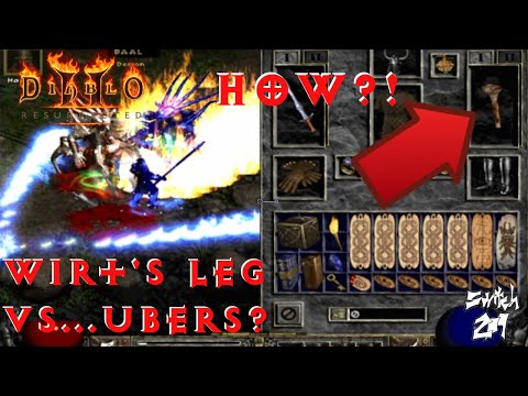 Wirt's Leg Can Kill Ubers? D2R Technical Alpha Challenge - Diablo 2 #blizzearlyaccess