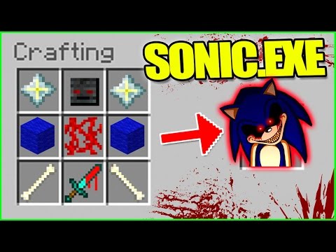 Summon Sonic.exe in Minecraft for Killer Hedgehog