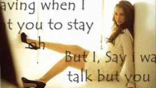 Let it slide( lyrics)