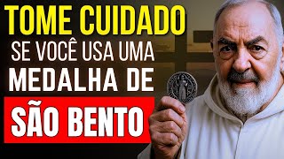 PADRE PIO REVELOU O QUE ESPERA AQUELES QUE USAM A MEDALHA DE SÃO BENTO!