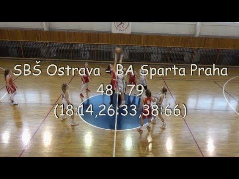 2019 0202 U15 Extraliga _ SBŠ Ostrava - BA Sparta Praha