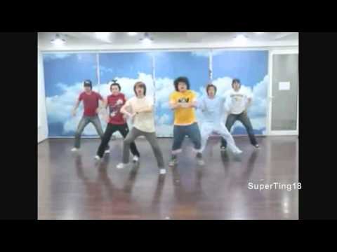 Super junior happy dance practice of cooking cooking!