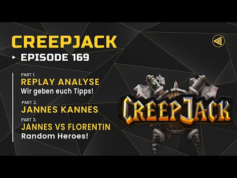 [DE] Jannes vs. Florentin - mit zufälligen Helden! | Creepjack 169 - Warcraft 3