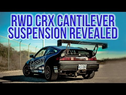 RWD Turbo CRX Build: Episode 3 - Rear Cantilever Suspension Revealed