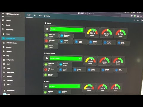 JK Inverter BMS software update and Home Assistant integration