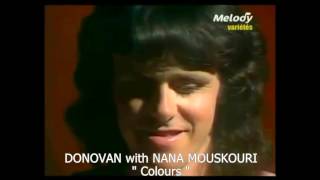 Nana Mouskouri & Donovan - Colours (Greek subs)