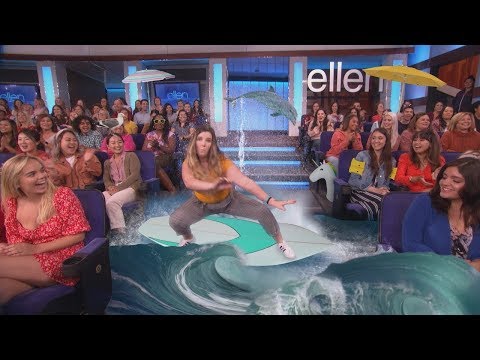 エレンのオーディエンスダンサーが特殊効果で盛り上がる (Ellen's Audience Dancers Get a Boost with Special Effects)
