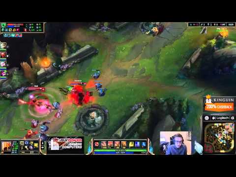 Bjergsen duo Meteos - Azir vs Ezreal Mid - League of Legends