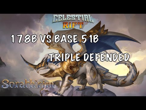 SORATH’RIM LIV 117 17.8B (WITH BUFF) VS BASE 51B, 3 DEFENDERS - ImperivmItaly War Dragons