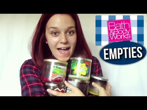 Bath and Body Works Candle Empties Summer 2016