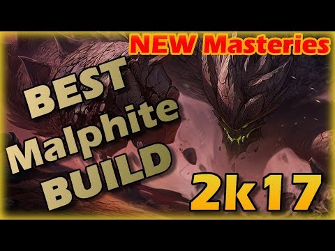 BEST Malphite  Build ! NEW MASTERIES ! League of Legends | Der Bratan