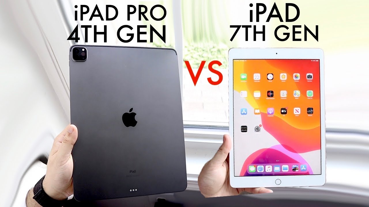 iPad Pro 4th Gen Vs iPad 7th Gen! (Comparison) (Review)