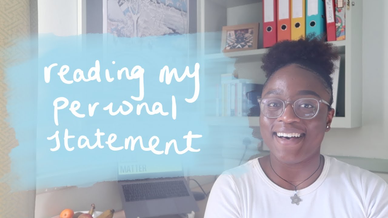 reading out my personal statement (for medicine) that got me into Oxford!