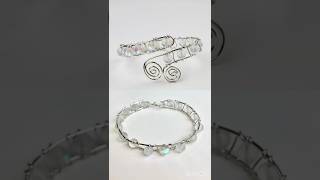 Beaded Wire Bracelet Tutorial #braceletmaking #bracelettutorial  #bracelet