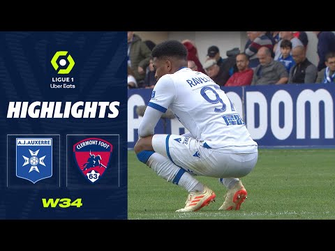 AJ AUXERRE - CLERMONT FOOT 63 (1 - 1) - Highlights - (AJA - CF63) / 2022-2023