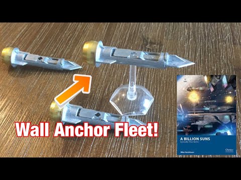 A Billion Suns: Scratch Built Space Fleet Part 1 - Wall Anchor Ships
