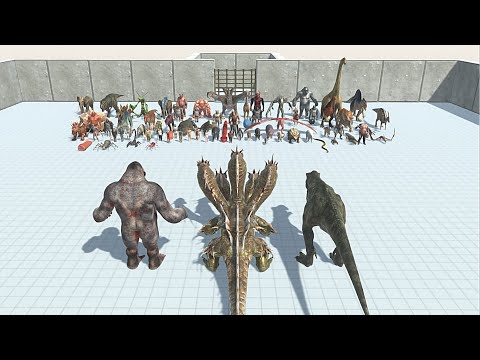 GORO WITH HYDRA & T-REX VS EVERY FACTION - Animal Revolt Battle Simulator