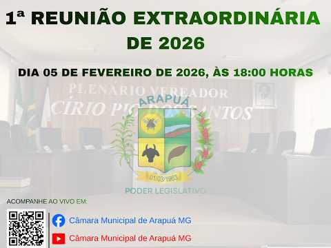 1ª Reunião Extraordinária de 2026 - 05/02/2026