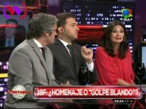 Fuerte cruce de Mariana Arias con Diego Brancatelli y Camilo Garcia, Intratables 11/02/15