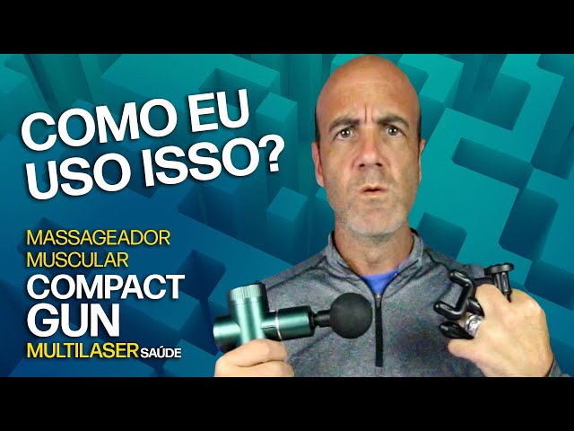 Como usar uma pistola de massagem | Compact Gun Multilaser Saúde