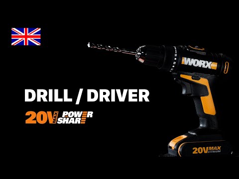 Worx WX101.9 Cordless Drill Driver 20V 5