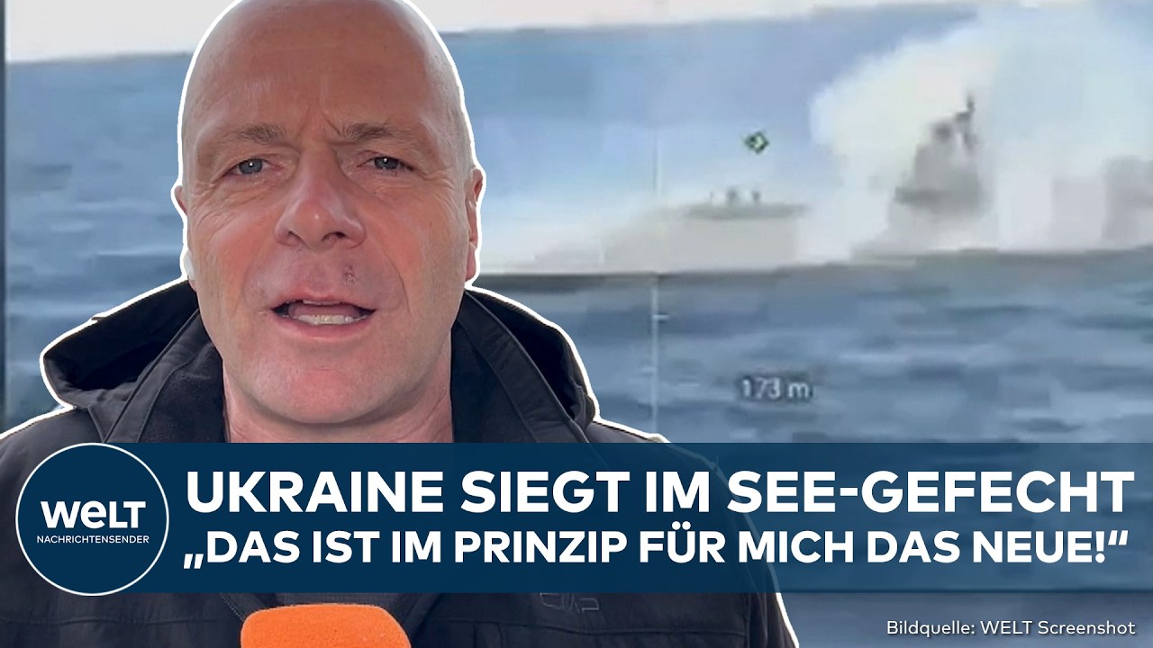 PUTINS KRIEG: Sieg im See-Gefecht! Ukraine zerstört Drohne von Russland im Schwarzen Meer