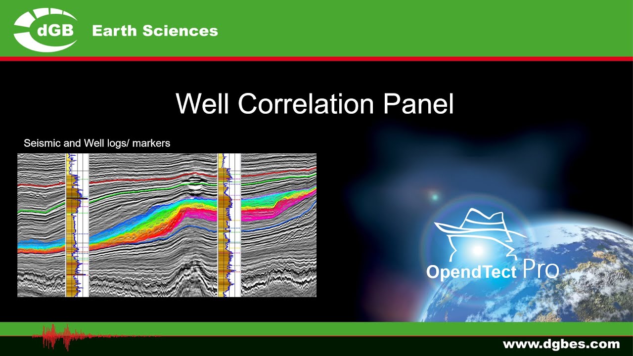 Introduction: OpendTect Well Correlation Panel Plugin