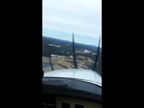 Cessna 172 fly by over Gardner Massachusetts