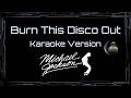 Michael Jackson • Burn This Disco Out (CC Karaoke / Instrumental)