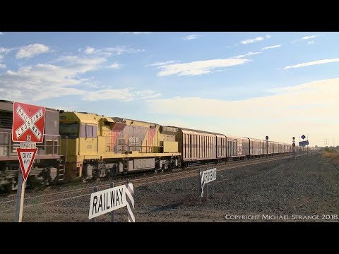 SCT 6PM9 Freight Train With Aurizon Locomotive 6029 (9/4/2018) - PoathTV Australian Railways