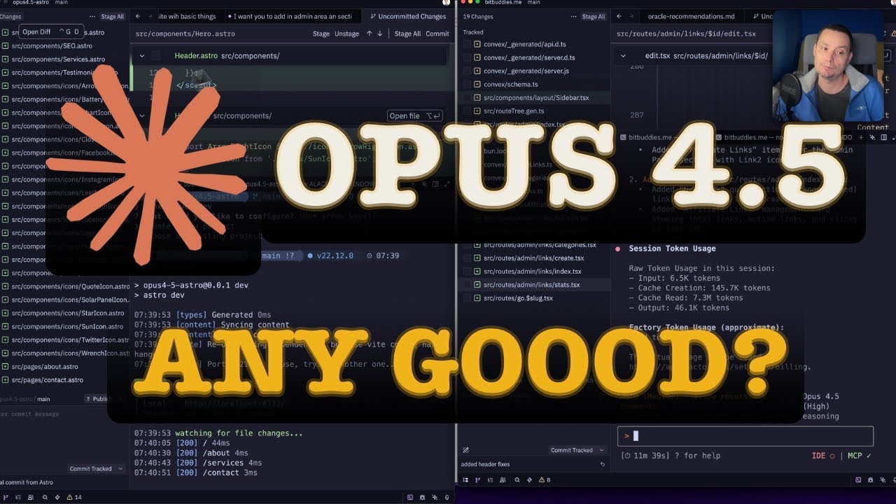 Is Opus 4.5 the New Coding King? Astro + TanStack Start Test