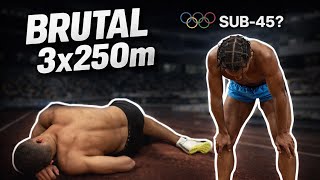 Is This Workout the Key to Sub-45sec ? Eugene Omalla vs.3x250m