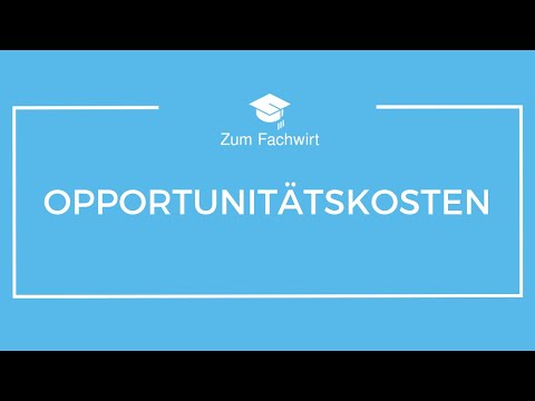 Opportunity costs explained simply!