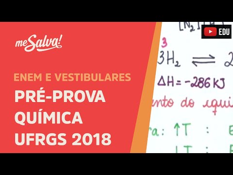 Pré-Prova Prova de Química Vestibular UFRGS 2018 - Me Salva!