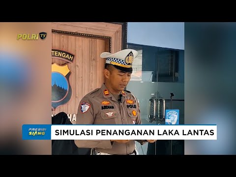 SATLANTAS POLRES SUKOHARJO GELAR SIMULASI PENANGANAN LAKA LANTAS