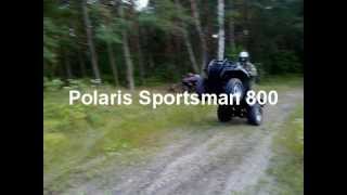 preview picture of video 'EXTREME QUAD OFF ROAD / Kawasaki Brute Force 750 VS. Polaris Sportsman 800 / SiNkInG QuAd'
