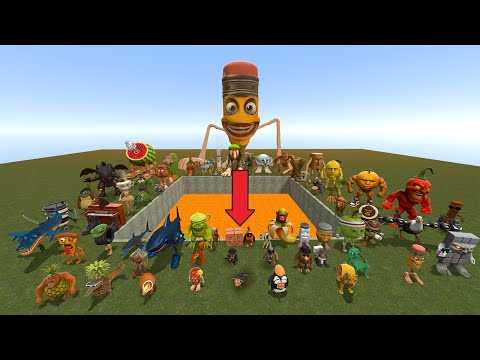 Spartan Kicking Brainrot Italian Memes in The Lava Pit | Garry's Mod