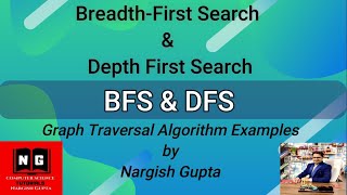 BFS &amp; DFS Graph Traversals Algorithms  Breadth-First Search &amp; Depth First Search Example