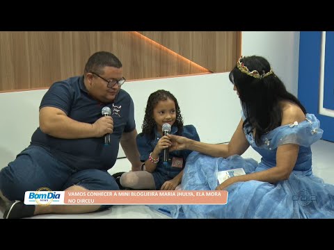 Vamos conhecer a mini blogueira Maria Jhulya, vinda do Dirceu 12 10 2022
