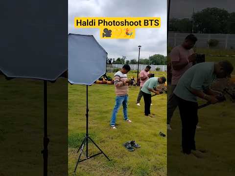 Haldi Photoshoot Behind the scene #photoshoot #bts #haldiceremony #parkphotoshoot