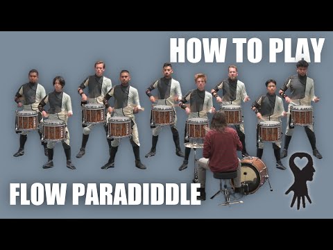 How to play Broken City 2023 - Flow Paradiddle Exercise