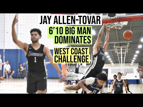 Jay Allen-Tovar | 2019 Athletic Big Man with Nice Shooting Touch | West Coast Challenge Highlights