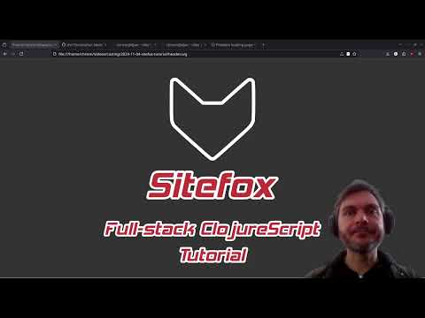 Sitefox: Full Stack ClojureScript Tutorial