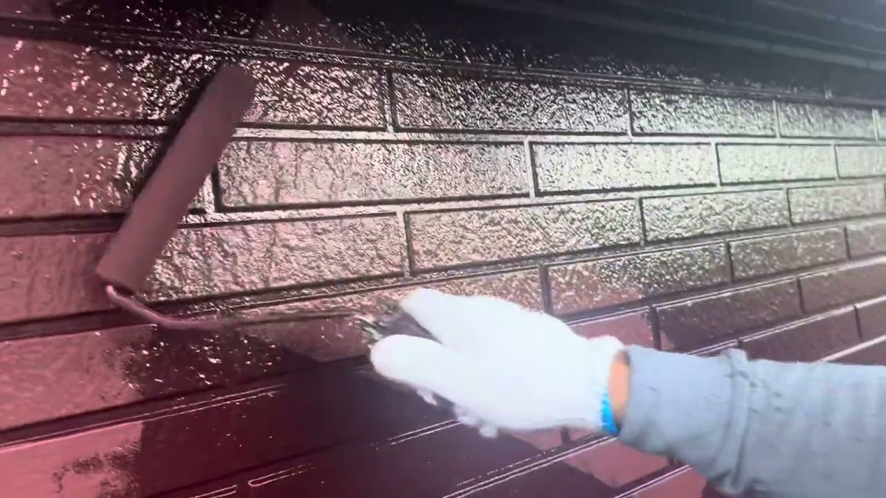 熊本県熊本市 S様邸 東区S様邸 5回塗り タイルを活かしたダブルトーン施工 太陽光鳩対策